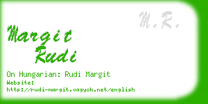 margit rudi business card